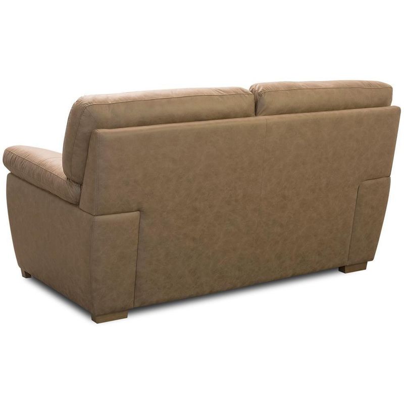 Sofá 2 Lugares Para Sala De Estar 170cm Boston F04 Nobuck Marrom - Lyam Decor