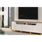 Rack com Painel para TV Até 75" 199CM MDF MDP Bali Cedro
