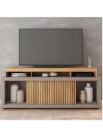 Rack Bancada Para Tv 70 Polegadas Aegon Caemmun Buriti / Fendi