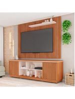 Rack Com Painel Falcon Tv Até 70 Polegadas Caemmun Marrom