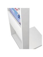 Mesa Apoio Lateral Book Sofá Ou Cama Caemmun Branco