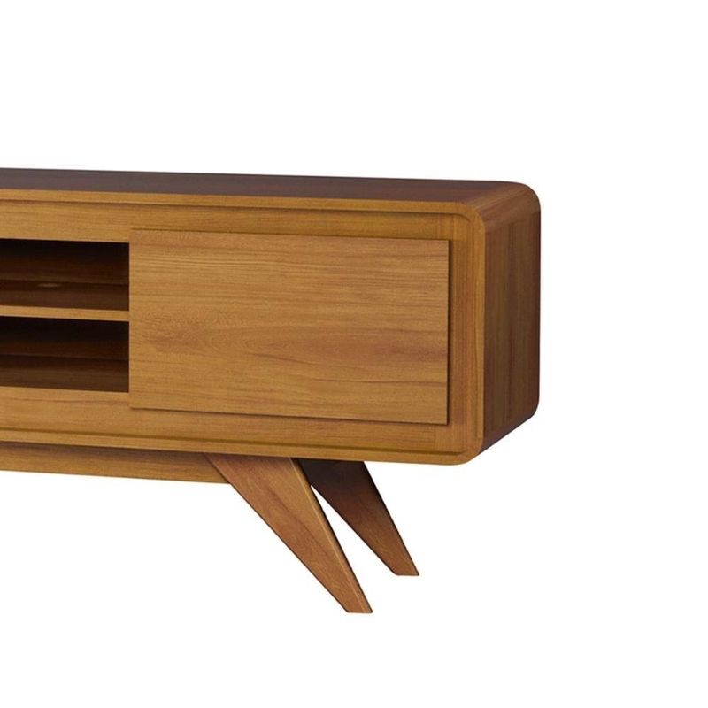 Rack Tv 55 Pol 150cm Orgânico 2 Portas Cecy Nature Z56 - Mpozenato