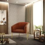 Kit 2 Poltronas Decorativas Stella D03 Sintético Pu Verde D'Rossi