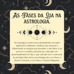 Kit Trio De Almofadas Cheias Fases Da Lua Estampadas Em Veludo Suede 45cm X 45cm Enchimento Em Refil Silicone Cor Preto