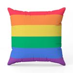 Capa De Almofada Avulsa Estampada Bandeiras Lgbt Cores 45cm X 45cm Cor Lgbt