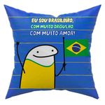 Kit C/ 4 Capas De Almofadas Flork Meme Copa Do Mundo Brasil 45cm X 45cm