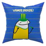 Kit C/ 4 Capas De Almofadas Flork Meme Copa Do Mundo Brasil 45cm X 45cm