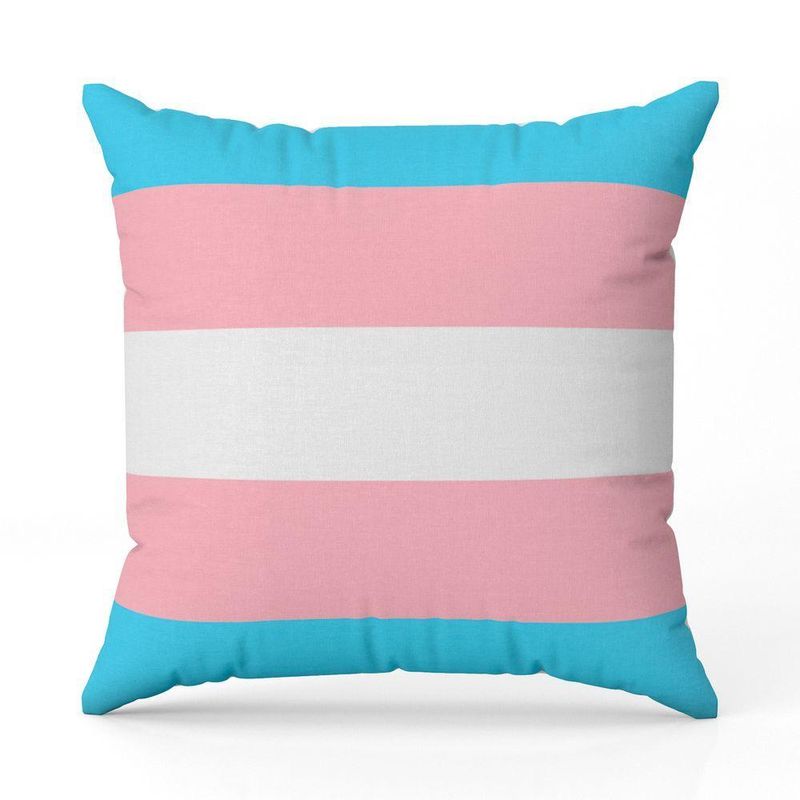 Capa De Almofada Avulsa Estampada Bandeiras Lgbt Cores 45cm X 45cm Cor Trans