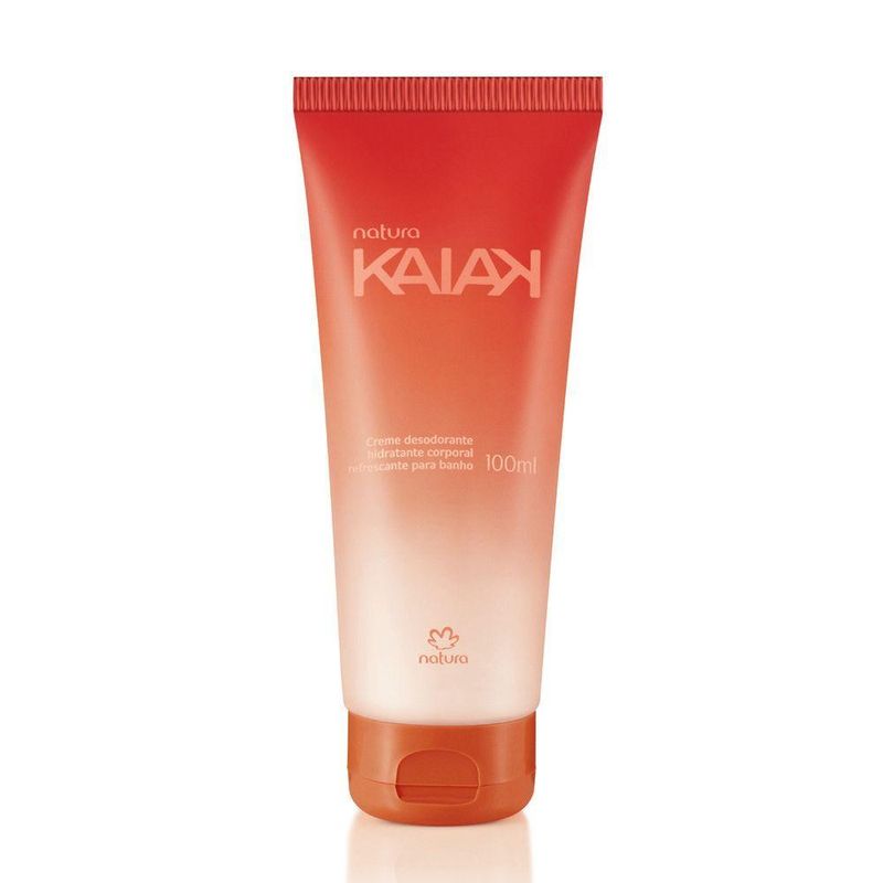 Creme Desodorante Hidratante Corporal Refrescante Para Banho Kaiak Feminino 100ml