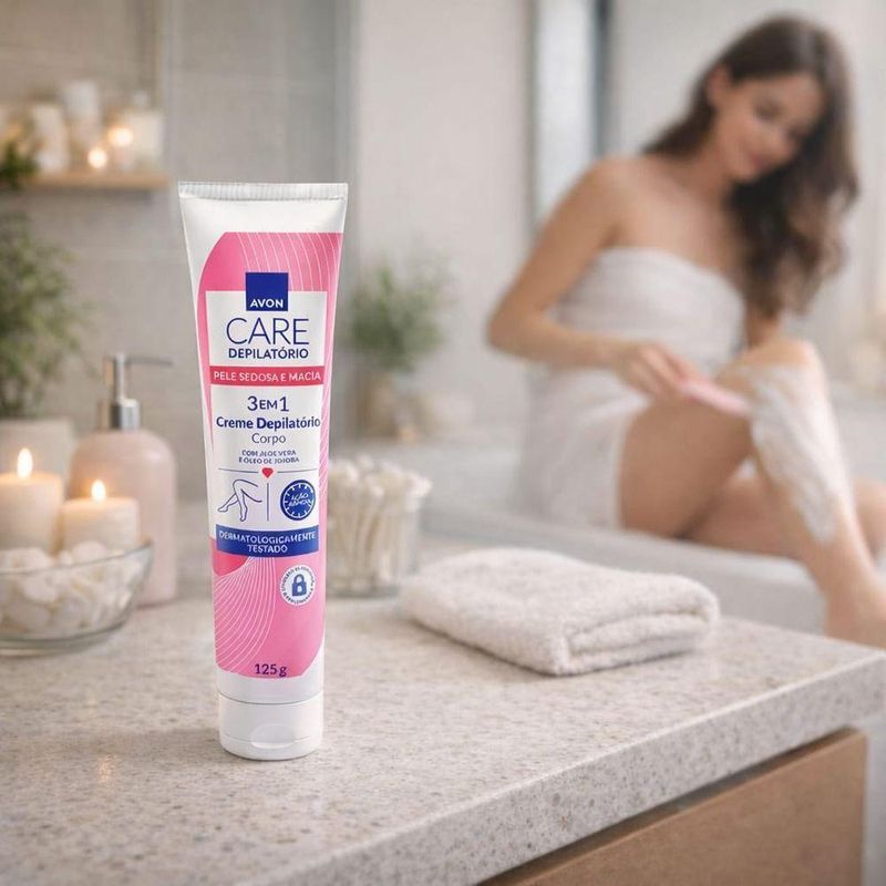 Creme Depilatório Para O Corpo Avon Care 125g