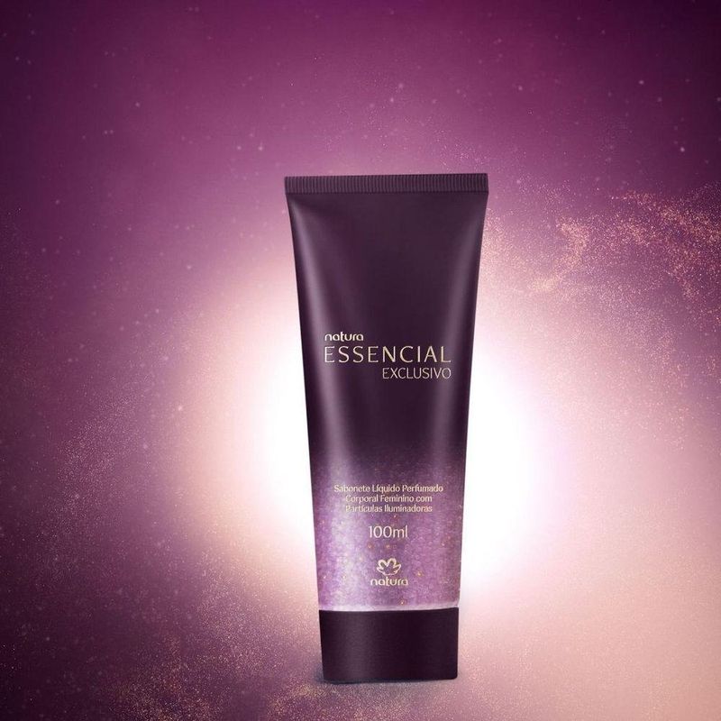Hidratante Corporal Perfumado Com Partículas Iluminadoras Essencial Exclusivo Feminino 100 Ml