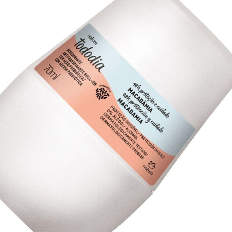 Desodorante Antitranspirante Roll-on Tododia Macadâmia