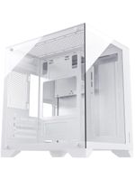 Gabinete Gamer Fortrek Clarity Branco Lateral Vidro