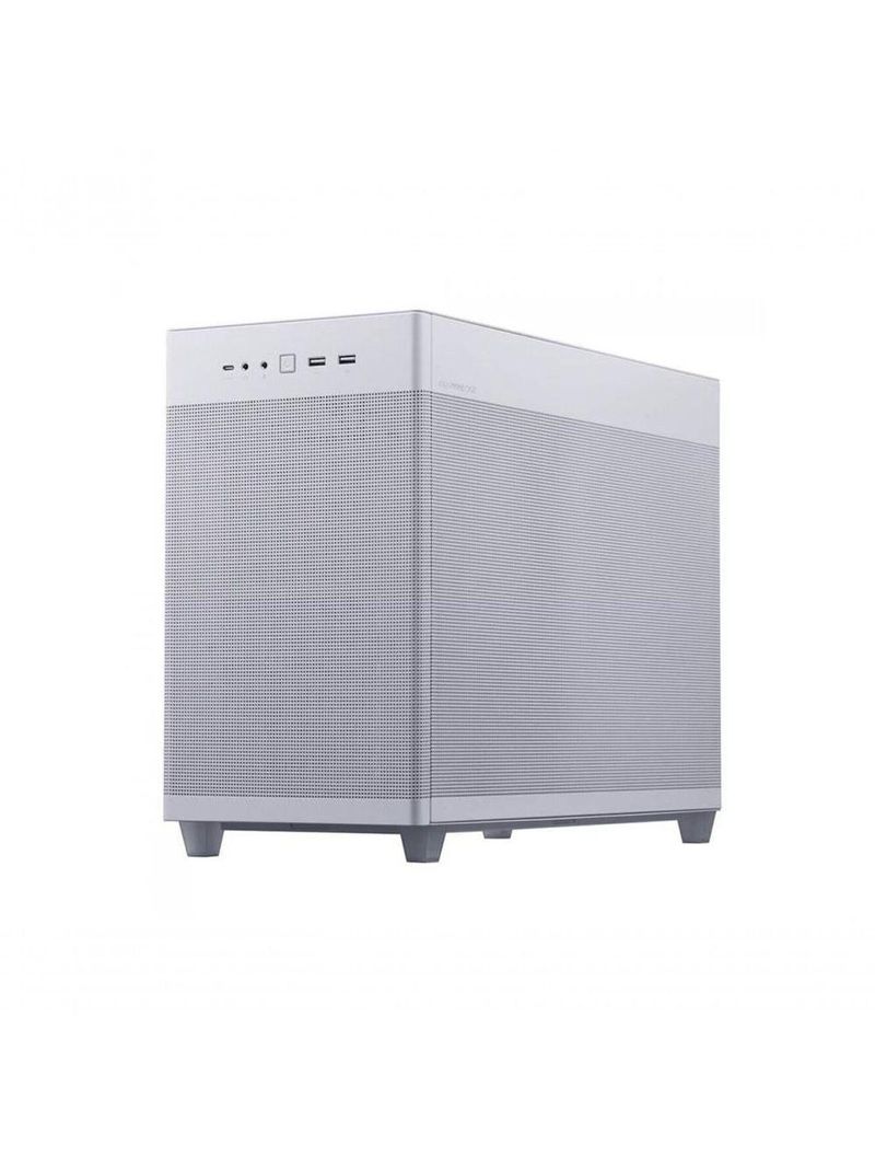 Gabinete Gamer Asus Ap201 Prime White Lateral De Vidro Temperado Micro Atx/mini Itx 1 Fan 120mm Bran