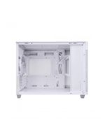 Gabinete Gamer Asus Ap201 Prime White Lateral De Vidro Temperado Micro Atx/mini Itx 1 Fan 120mm Bran