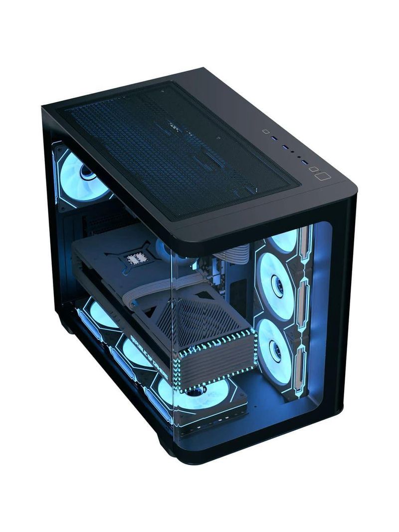 Gabinete Gamer Aerocool Atx P500c Preto Lateral Vidro