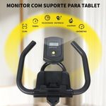 Bicicleta Spinning Mecânica Wonderfit Go Amarela Roda De Inercia 4kg (WSB04HBTA-AM)
