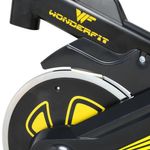 Bicicleta Spinning Mecânica Wonderfit Go Amarela Roda De Inercia 4kg (WSB04HBTA-AM)