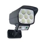 Refletor Luminaria Solar 63 Leds Sensor Presença Controle Remoto Automatica Sem Fio