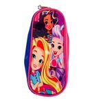 Conjunto Mochila Rodinhas Lancheira Estojo Princesas