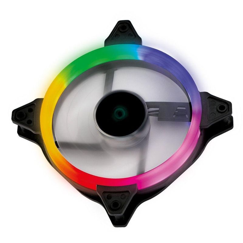 Fan-cooler Gamer Para Gabinete Vring 50 Full Halo 120mm - Led Fixo 5 Cores - Vringfhfx5