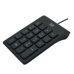 Teclado Numérico Tfn100, Com Fio, Usb, Cabo De 120cm, Com Tecla 000, Preto - Tc227