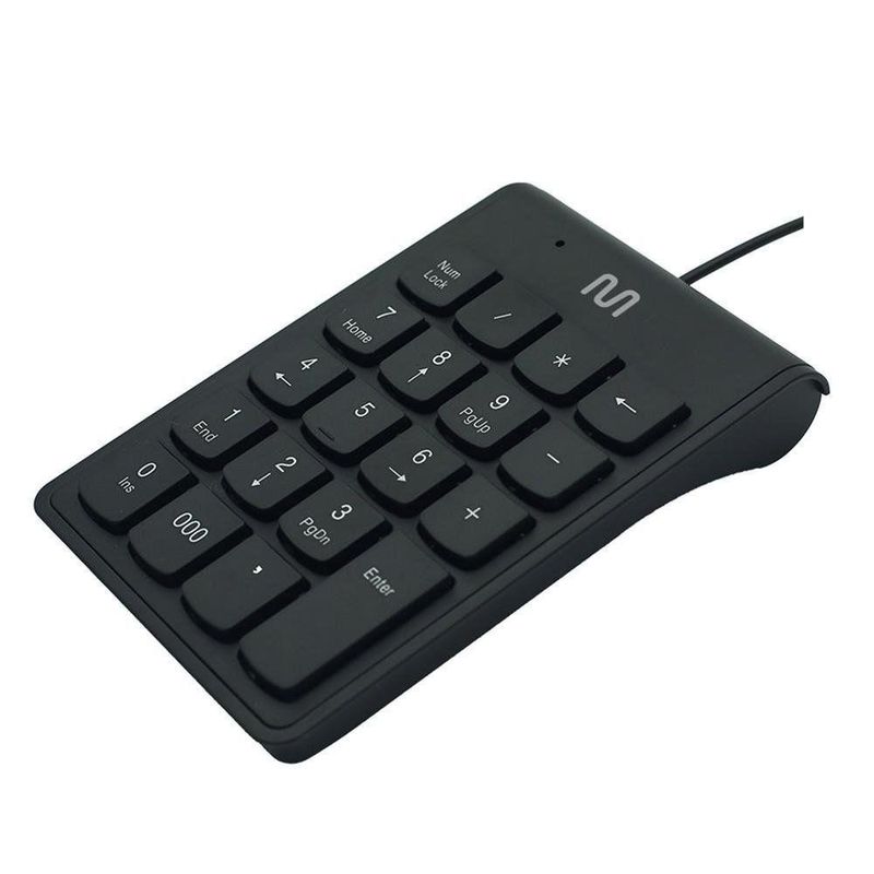 Teclado Numérico Tfn100, Com Fio, Usb, Cabo De 120cm, Com Tecla 000, Preto - Tc227