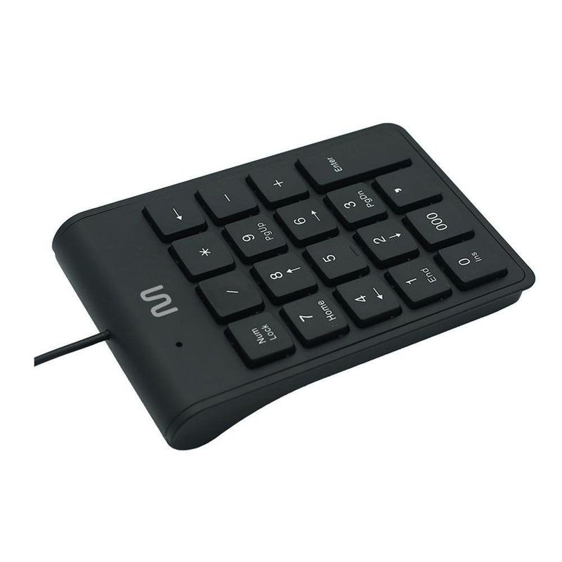 Teclado Numérico Tfn100, Com Fio, Usb, Cabo De 120cm, Com Tecla 000, Preto - Tc227