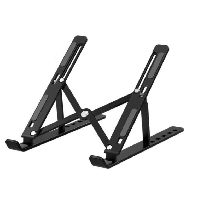 Suporte Articulado P/ Tablet Notebook Preto Base Ajustavel