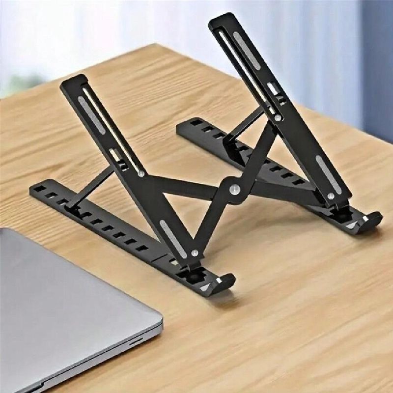 Suporte Articulado P/ Tablet Notebook Preto Base Ajustavel