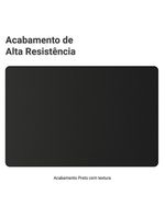 Mesa Para Computador Gamer Em L 3 Gavetas Preto Lisboa Madesa Preto