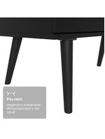 Escrivaninha Em L Mesa Para Computador Gamer 3 Gavetas Preto Lisboa Madesa
