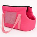 Mala Transporte Pet Dobravel Mochila Rosa Passeio Viagem