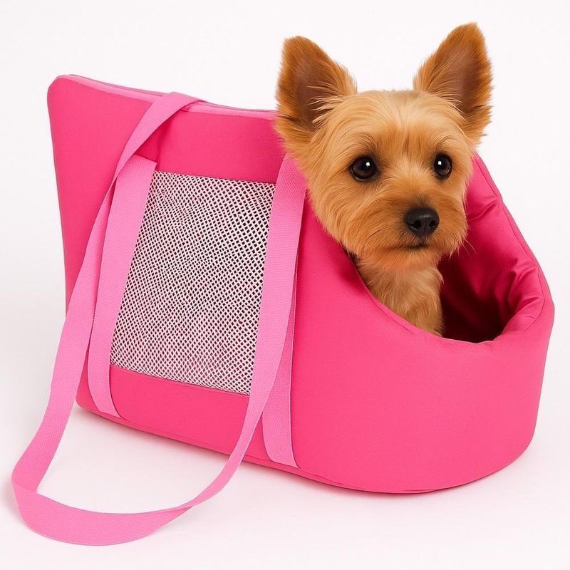 Mala Transporte Pet Dobravel Mochila Rosa Passeio Viagem