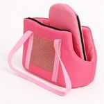 Mala Transporte Pet Dobravel Mochila Rosa Passeio Viagem