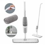 Mop Spray 3 Em 1 Rodo Vassoura Dispenser Esfregão Limpa Seca