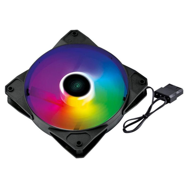 Fan-cooler Gamer Para Gabinete Vring 50 Full Blade 120mm - Led Fixo 5 Cores - Vringfbfx5