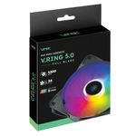 Fan-cooler Gamer Para Gabinete Vring 50 Full Blade 120mm - Led Fixo 5 Cores - Vringfbfx5
