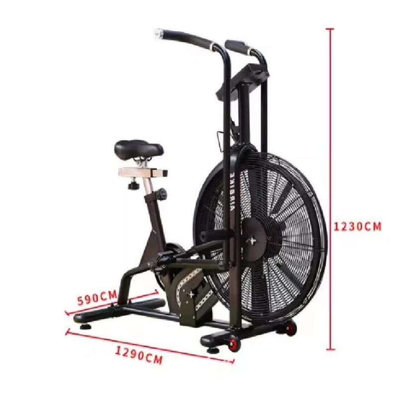 Air Bike Profissional Bicicleta Spinning Crossfit Display Lcd Airbike Ergometrica Academia Em Casa Profissional