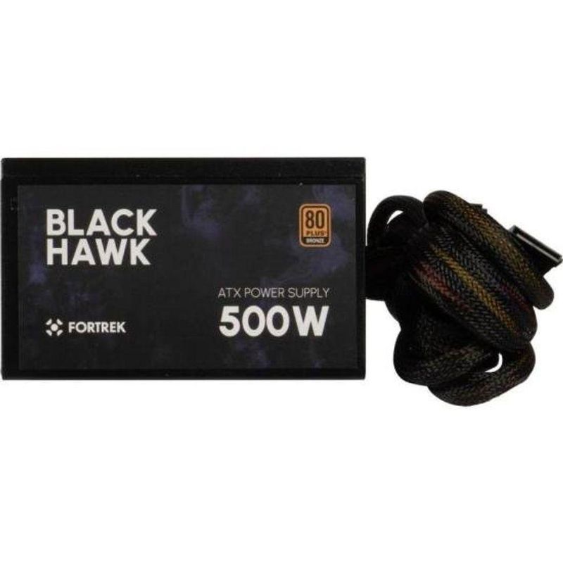 Fonte Gamer Atx Fortrek Black Hawk 500w 80 Plus Bronze Pfc Ativo [f002]