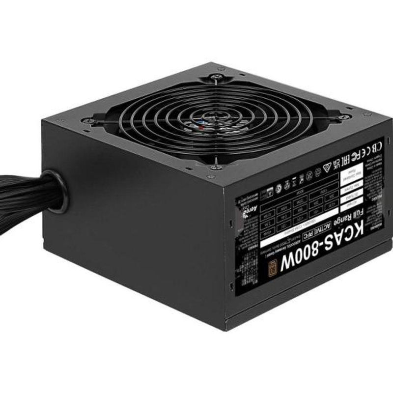 Fonte Gamer Atx Aerocool Kcas 800w 80 Plus Full Range Apfc [f002]