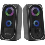 Caixa De Som Gamer Multimídia Fortrek Black Hawk Rgb Preta [f002]