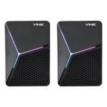Caixa de som gamer star 6w 20 led rainbow vinik