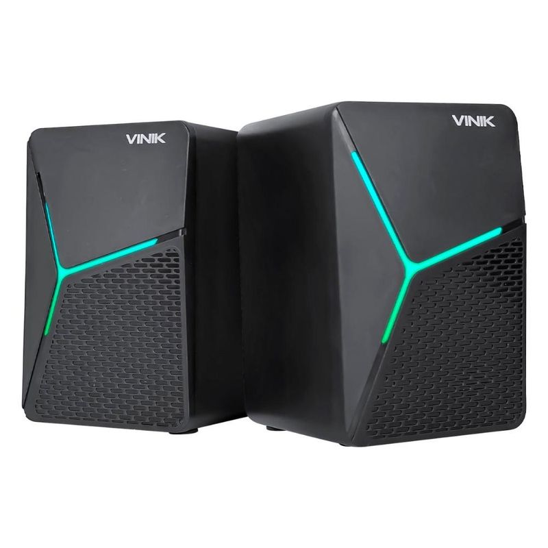 Caixa de som gamer star 6w 20 led rainbow vinik