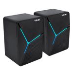 Caixa de som gamer star 6w 20 led rainbow vinik