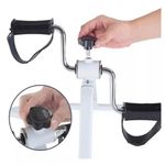Mini Bike Fisioterapia Bicicleta Ergometrica Simulador Para Braços E Pernas Portatil