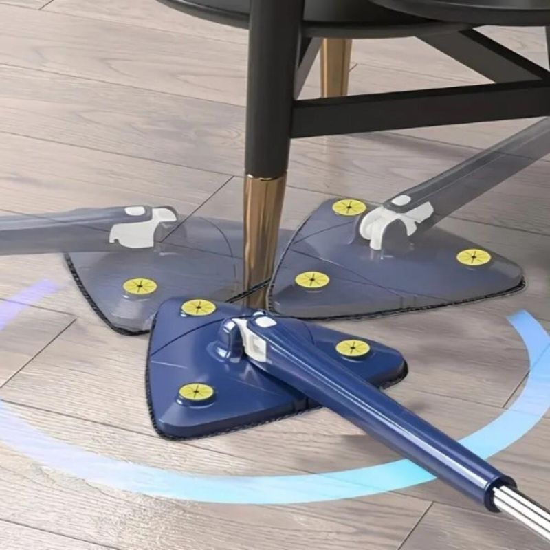 Esfregao Mop Giratorio Limpa Vidros Esfregao 360 Graus Rodo Limpeza Microfibra Articulado