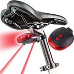 Lanterna Traseira Bike Luz Led Faixa Sinalizadora Chao Bicicleta