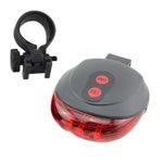 Lanterna Traseira Bike Luz Led Faixa Sinalizadora Chao Bicicleta