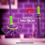 Esfregao Mop Giratorio Rodo Vassoura Limpeza Absorvente Twist 3 Em 1 Lava Limpa Seca